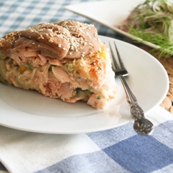 Rustic Salmon Pie