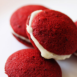 Red Velvet Whoopie Pies