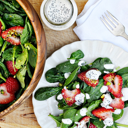 Spinach & Strawberry Salad