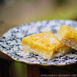 Passion Fruit Shortbread Bars