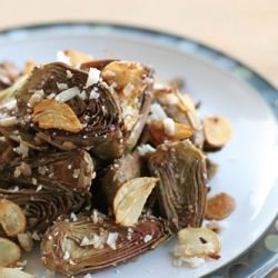 Artichokes and Garlic Chips