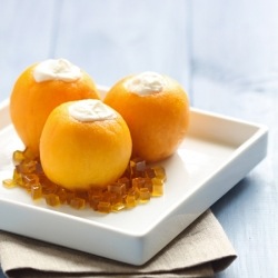 Loquats w/Cottage Cheese and Honey