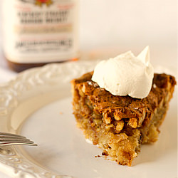 Chocolate Bourbon Walnut Pie