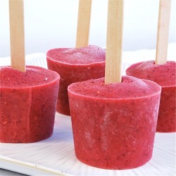 Raspberry Coconut Popsicles