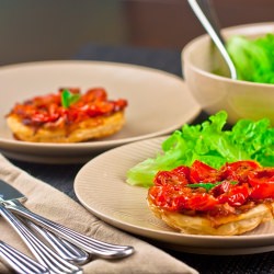 Roasted Cherry Tomato Tarte Tatin