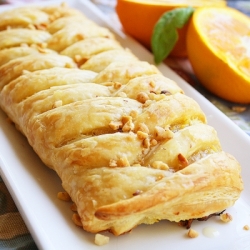 Orange Cheese Danish Pastry