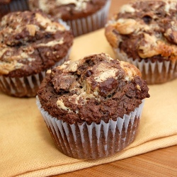 Chocolate Peanut Butter Muffins