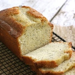 Orange Glazed Poppy Seed Bread