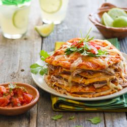 Chipotle Pork Enchiladas