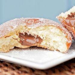 Sugared Donuts filled with Nutella