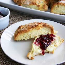 White Chocolate Macadamia Scones