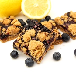 Blueberry Oatmeal Crumble Bars