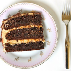 Chocolate PB Ganache Cake