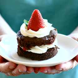 Chocolate Strawberry Cakes