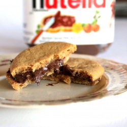 Peanut Butter Nutella Sandwiches