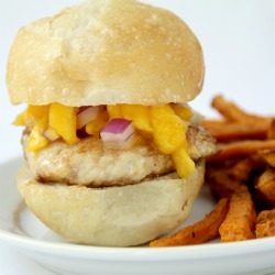 Sweet Heat Mango Chicken Sliders