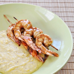 Rum Glazed Grilled Shrimp