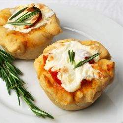 Mini Deep Dish Pizzas