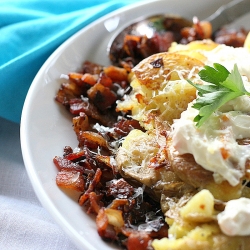 Bacon Potatoes Fry