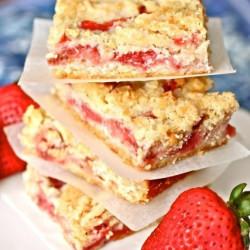 Strawberry Crumb Bars