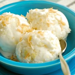 Pineapple Coconut Ice Cream