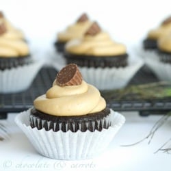 Chocolate Peanut Butter Cupcakes