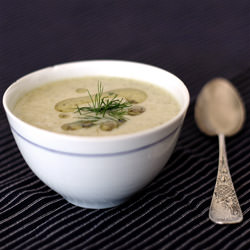 Broccoli + Blue Cheese Soup