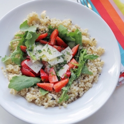 Strawberries and Parmesan Cheese