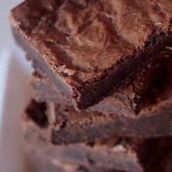 Easy Bittersweet Chocolate Brownies