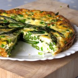 Asparagus and Pea Frittata