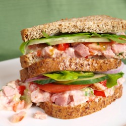 Sweet Chili Ham Salad Sandwich