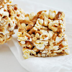 Caramel Popcorn Bars