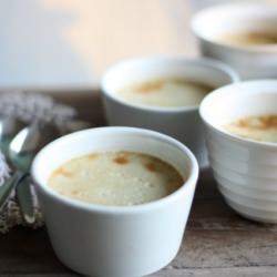 Caramel, Coconut and Lime Custard