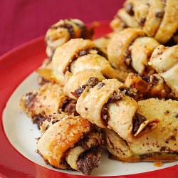 Chocolate Raspberry Rugelach