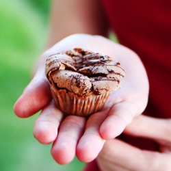 Mini Chocolate Meringue Cupcakes