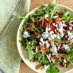 Roasted Beet & Arugula Salad