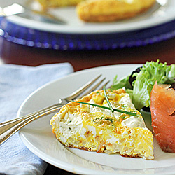 Potato and Boursin Frittata