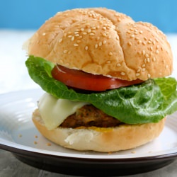 Italian Sausage Turkey Burgers