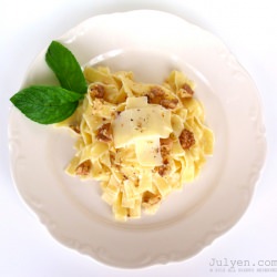 Pasta w/ Cream Sauce Recipe