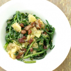 Dandelion Bacon Salad