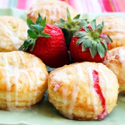 Fruit-Filled Puff Pastry Donuts