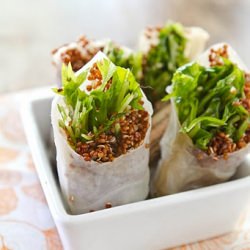 Quinoa and Sesame/Ginger Spring Roll