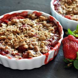 Strawberry Crumbles