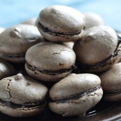 Chocolate Macarons