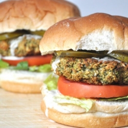 Baked Broccoli Burgers