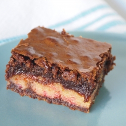 Chocolate Cherry Sprinkle Brownies