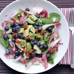 Blueberries, Avocado Red Chicory