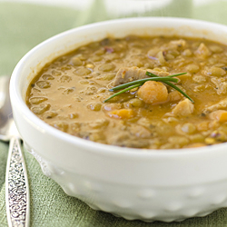 Pork and Lentil Soup