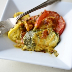 Baked Summer Squash with Tomatoes