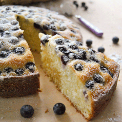 Blueberry and Ricotta Cake